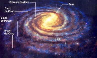 Ilustração de la Vía Láctea-2